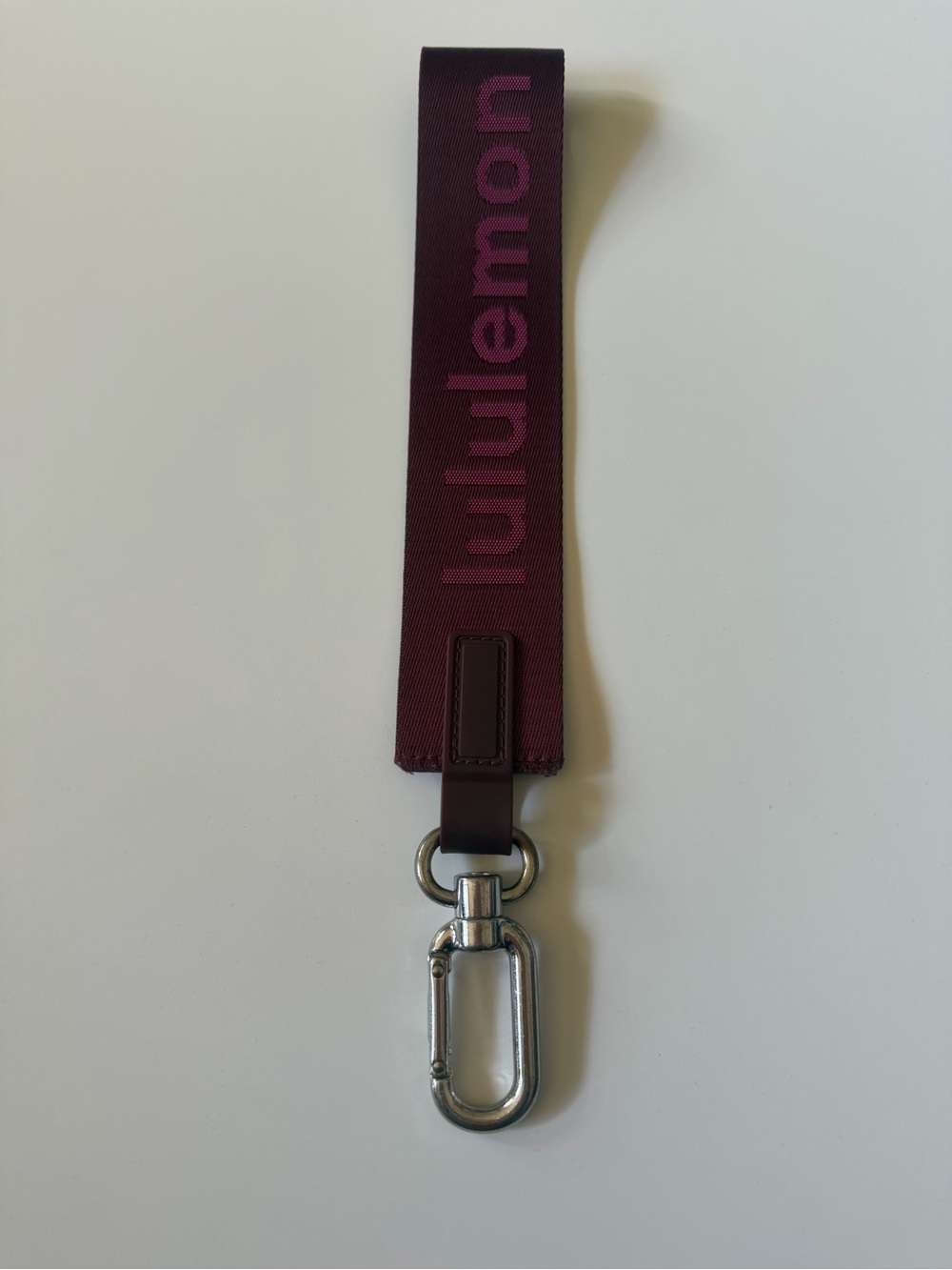 Lululemon Never Lost Keychain